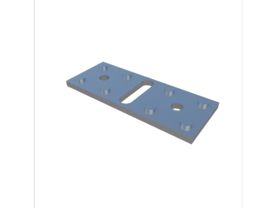 Пластина стальная крепежная для Line Frame регулируемая Level Plate Bind
